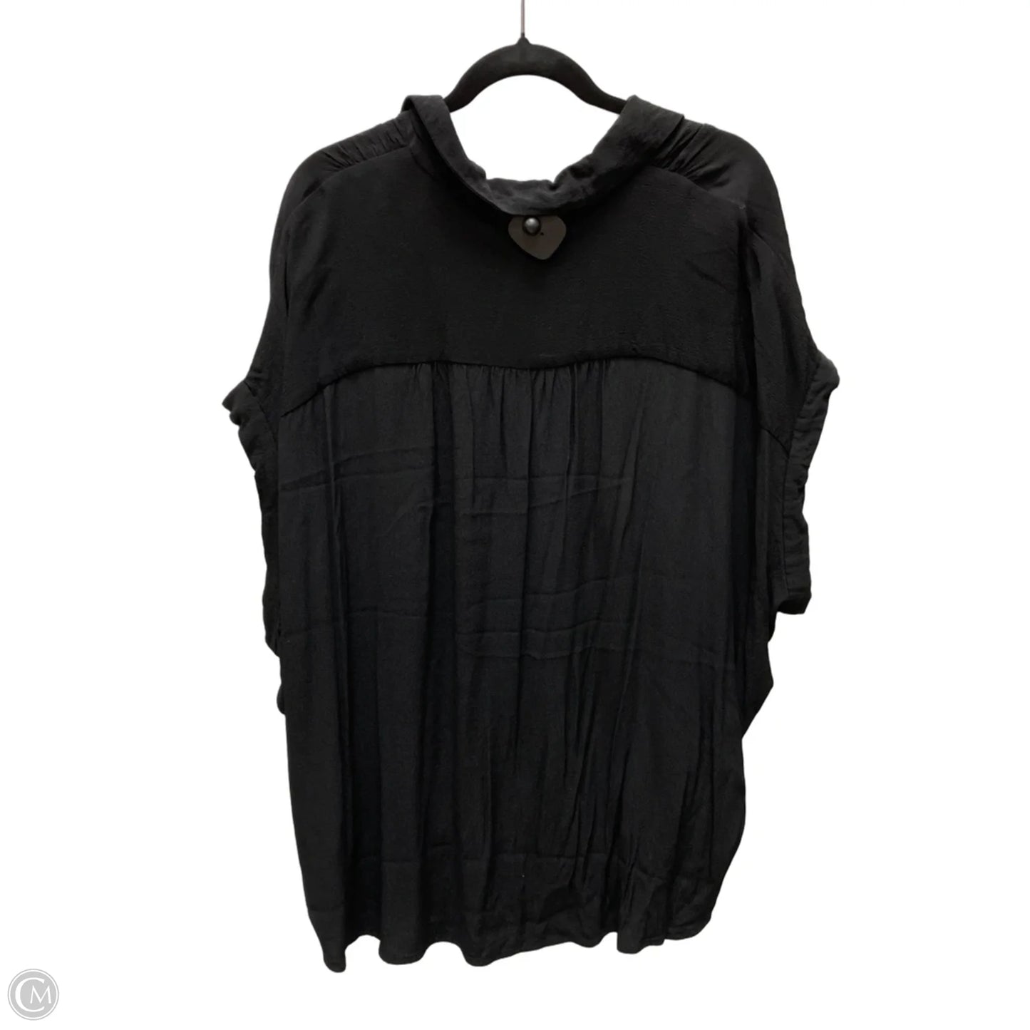 Top Short Sleeve By Madewell In Black, Size: 3x