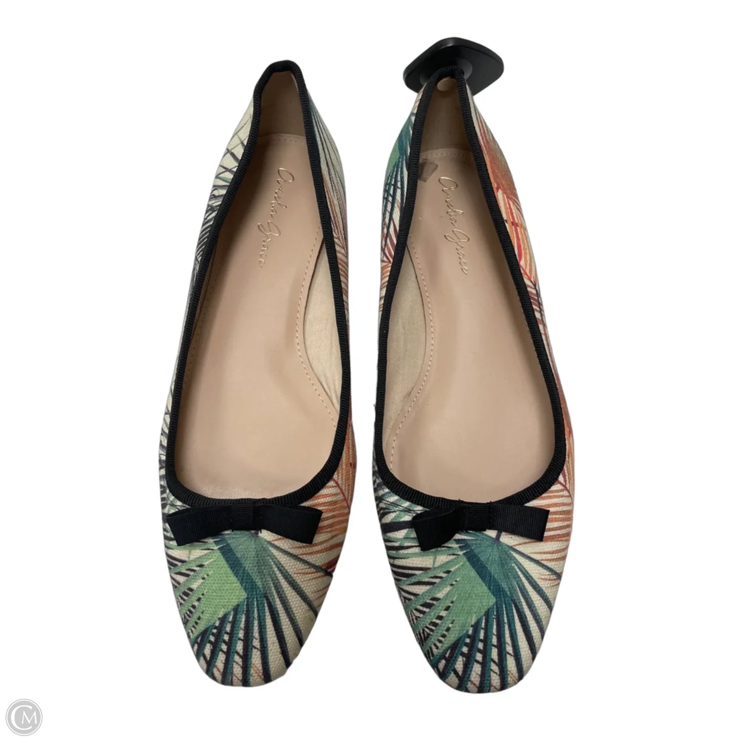 Shoes Flats By AMELIA GRACE In Tropical Print, Size: 10