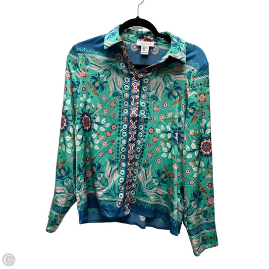 Top Long Sleeve By Rachel Zoe In Multi-colored, Size: Xs