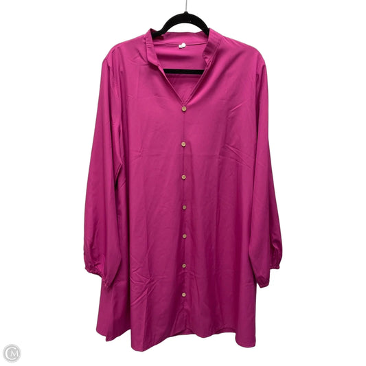 Dress Casual Short By Cme In Purple, Size: Xl