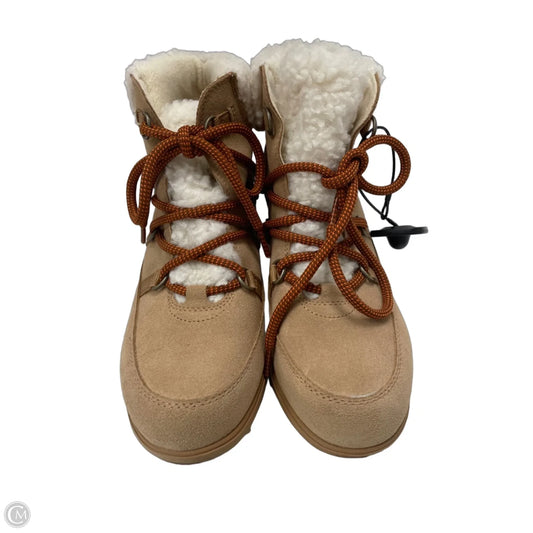 Boots Ankle Flats By Sorel In Tan, Size: 9.5