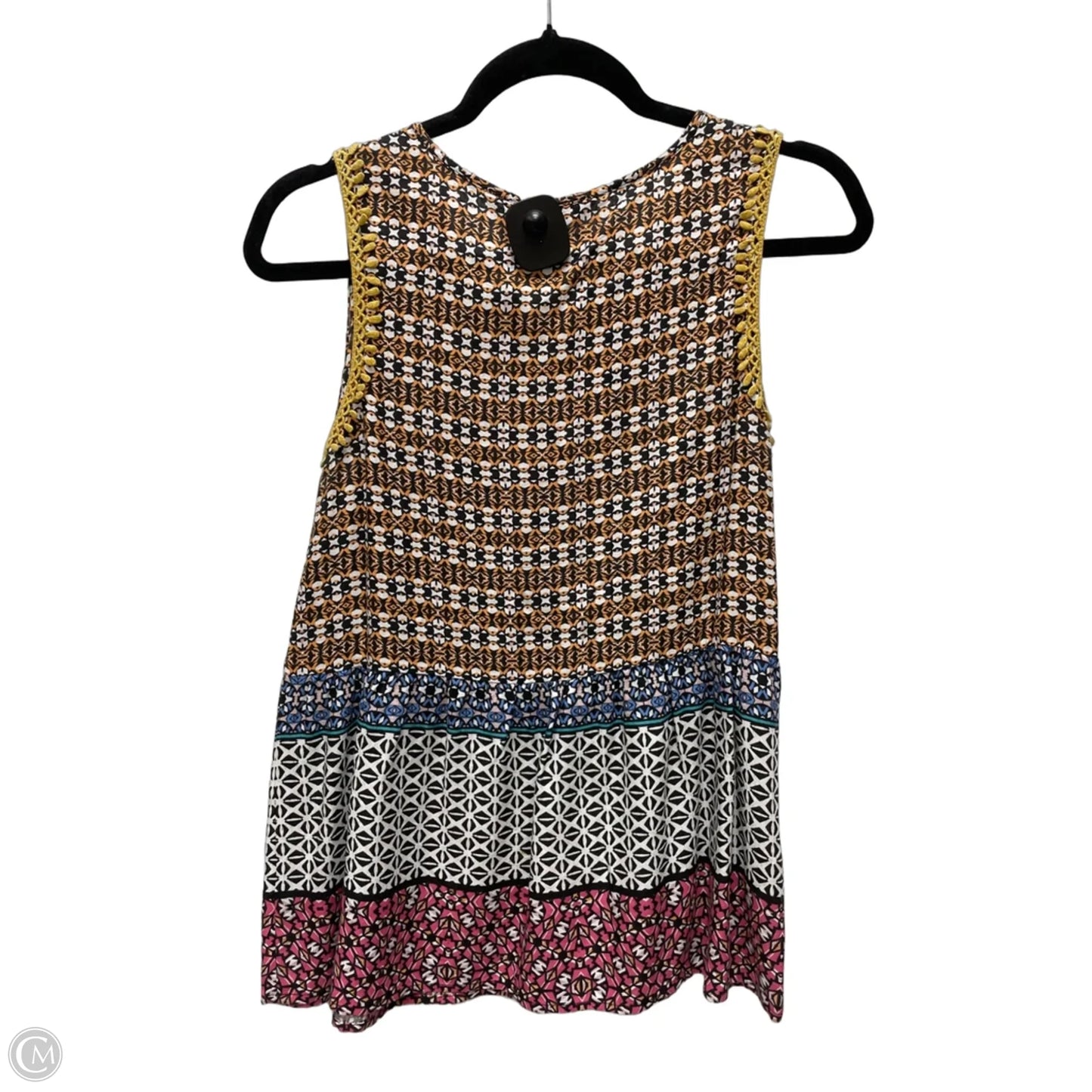 Top Sleeveless By Cma In Geometric Pattern, Size: Xs