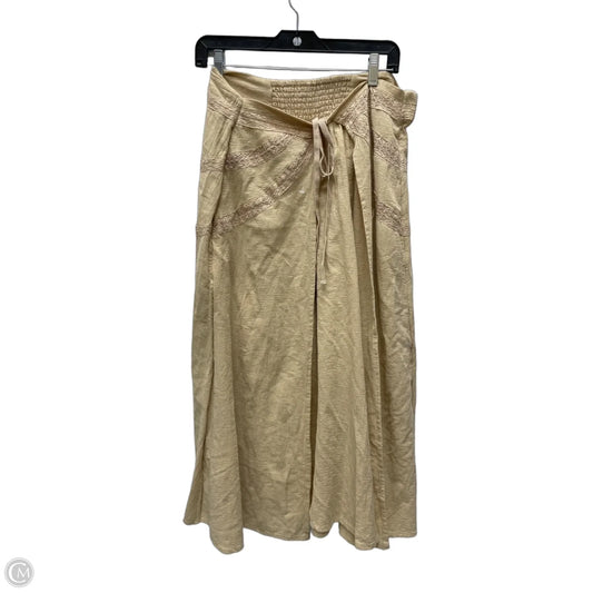 Skirt Maxi By Free People In Tan, Size: 16