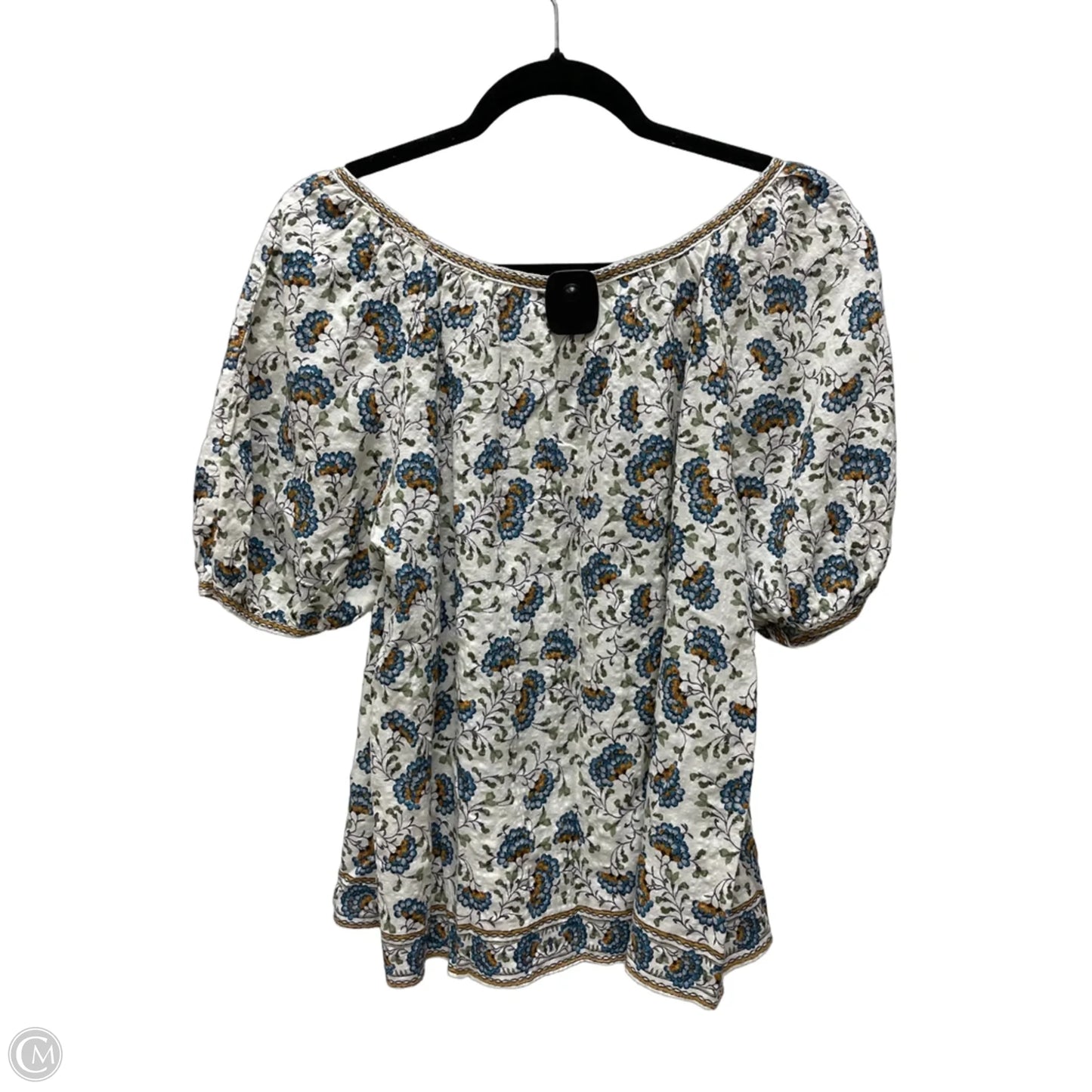 Top Short Sleeve By Max Studio In Floral Print, Size: S