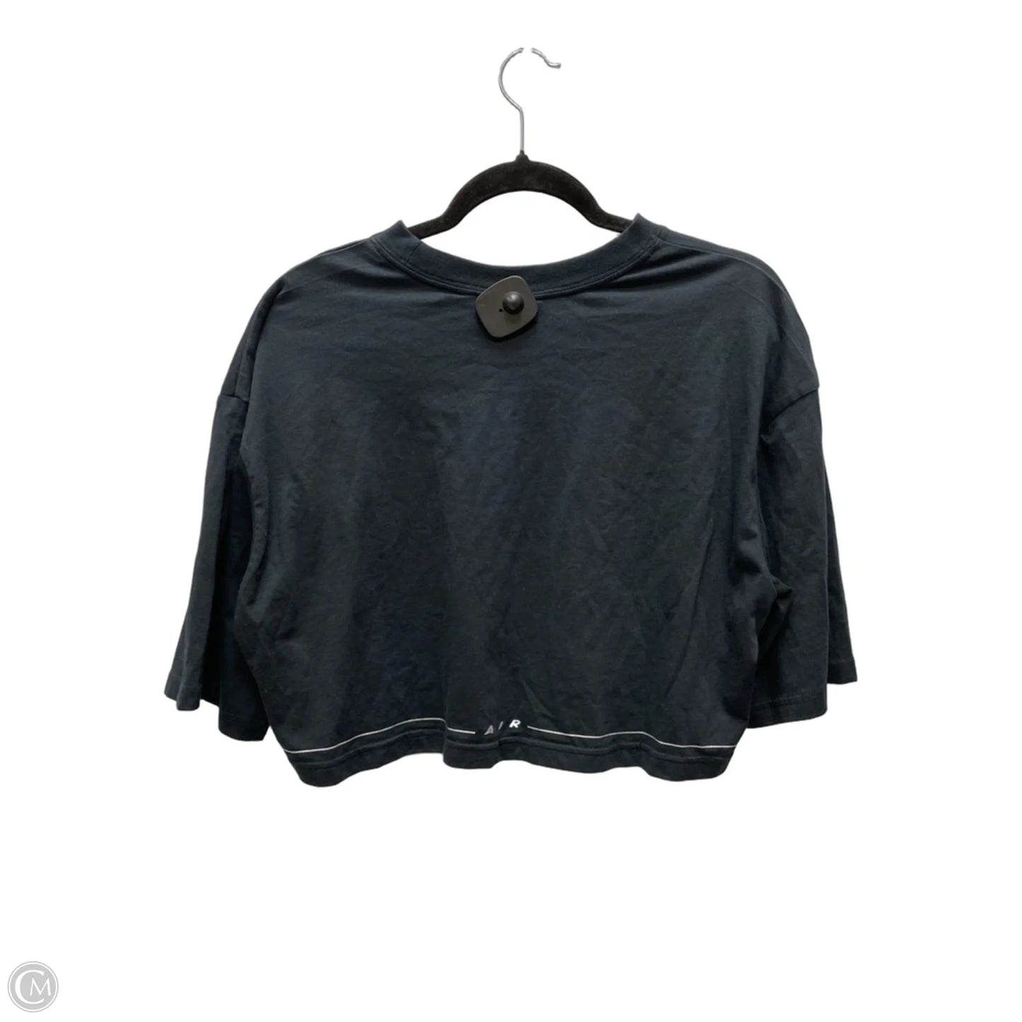 Athletic Top Short Sleeve By Nike Apparel In Black, Size: L