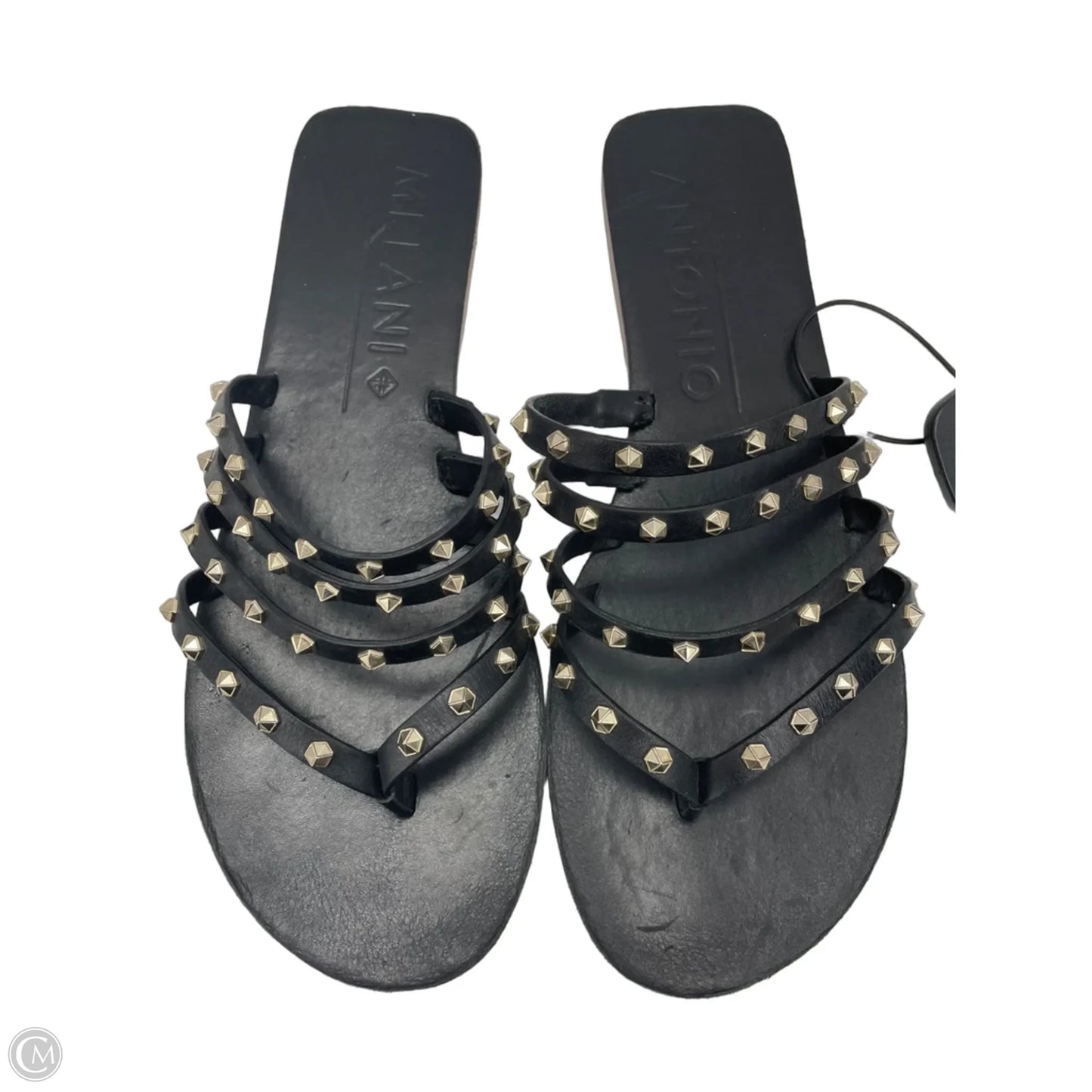 Sandals Flats By Antonio In Black, Size: 10