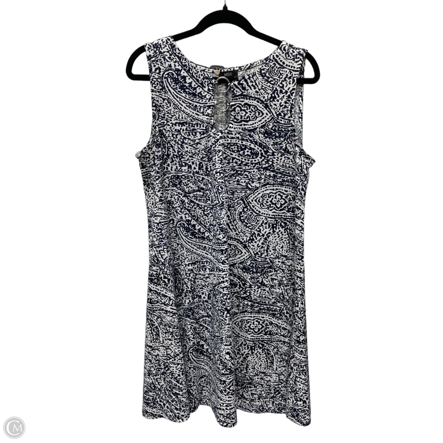 Dress Casual Short By Msk In Floral Print, Size: L
