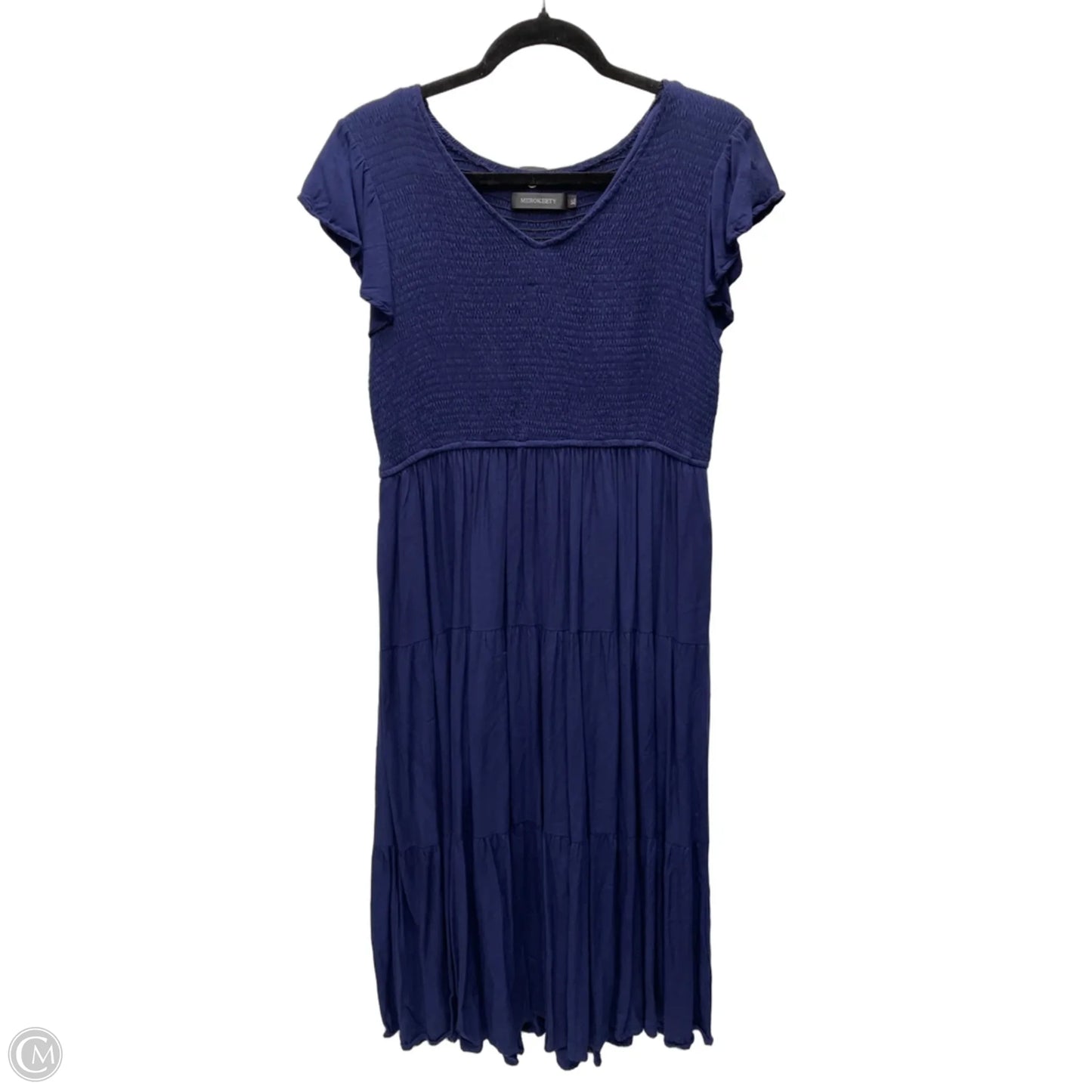 Dress Casual Midi By Merokeety In Navy, Size: Xl