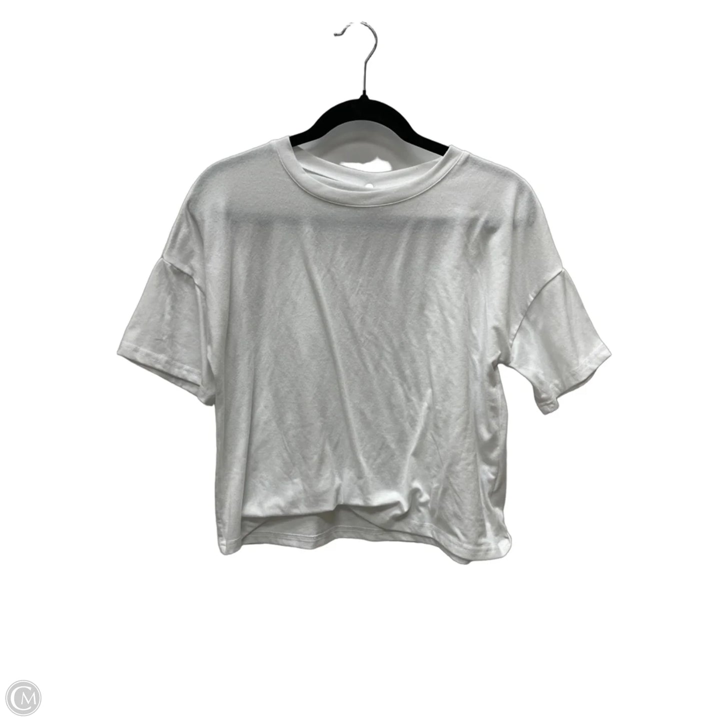 Top Short Sleeve Basic By Clothes Mentor In White, Size: S
