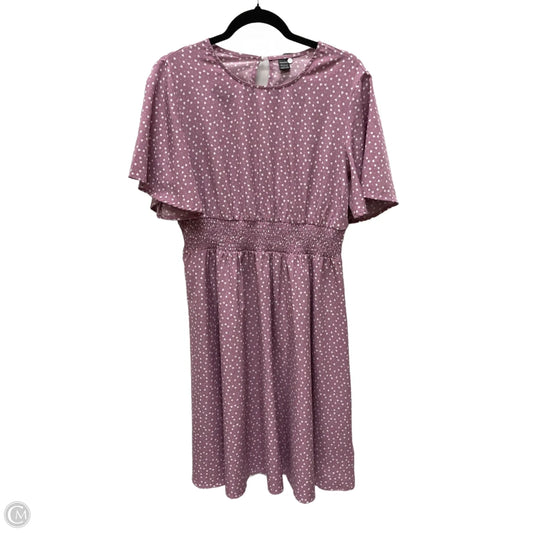 Dress Casual Short By Clothes Mentor In Purple, Size: L