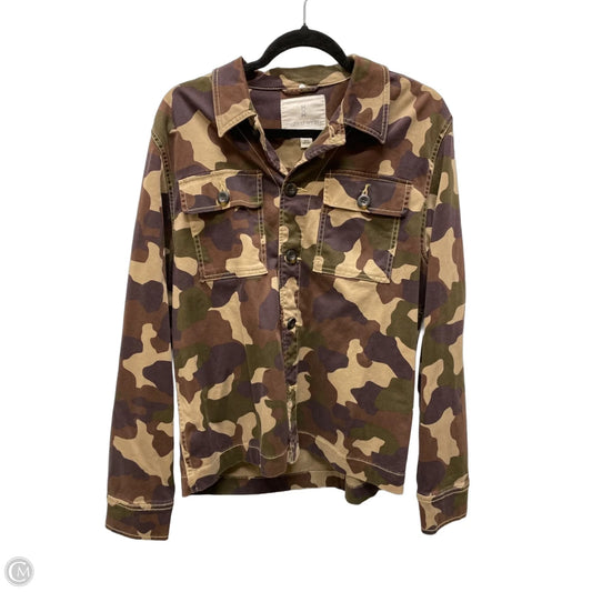 Jacket Shirt By Clothes Mentor In Camouflage Print, Size: M
