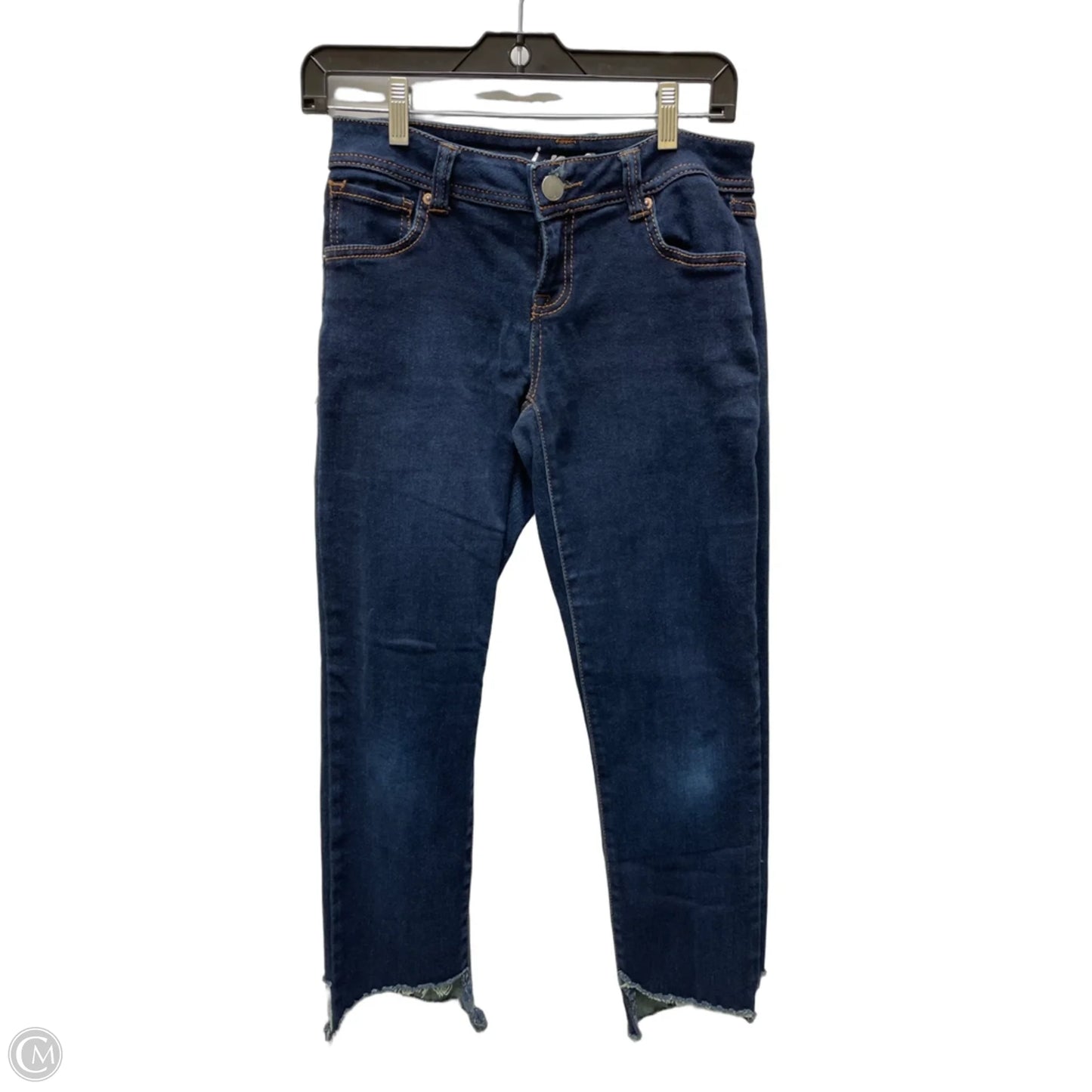 Jeans Cropped By Inc In Blue Denim, Size: 4