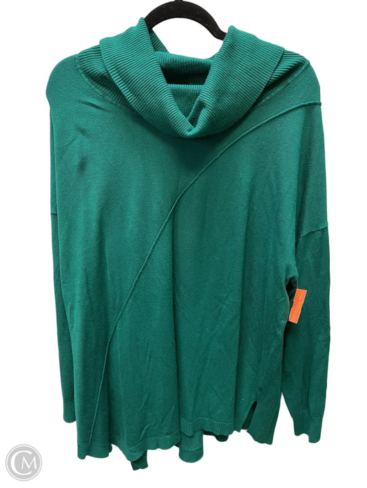 Sweater By Cato In Green, Size: 4x