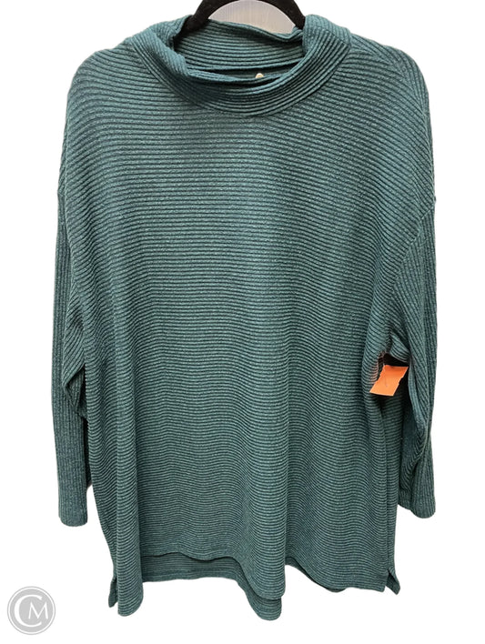 Sweater By Lane Bryant In Green, Size: 3x