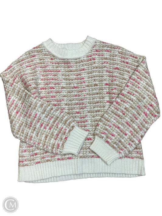 Sweater By Loveriche In Pink & Tan, Size: L