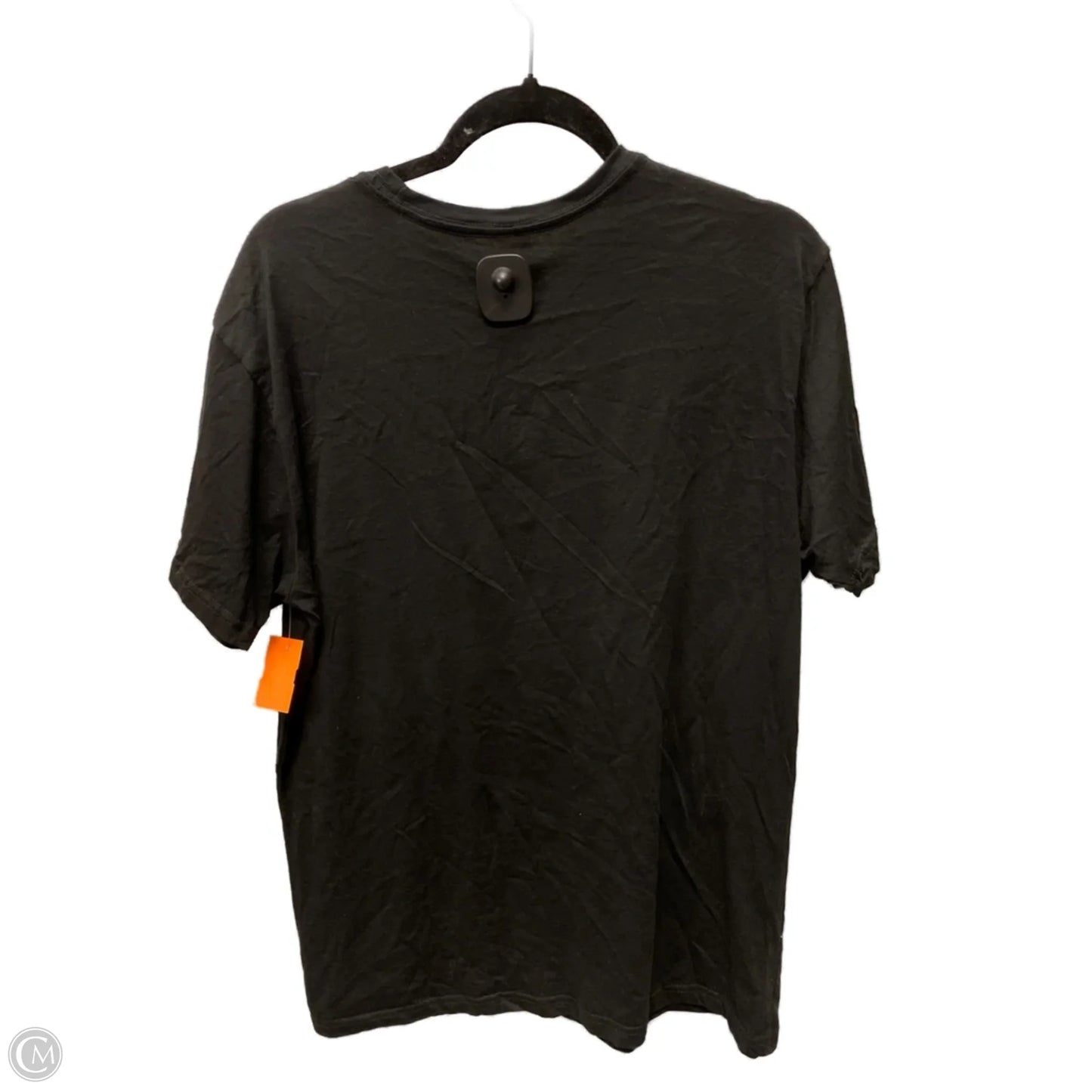 Top Short Sleeve By Circle Clothing -  In Black, Size: L