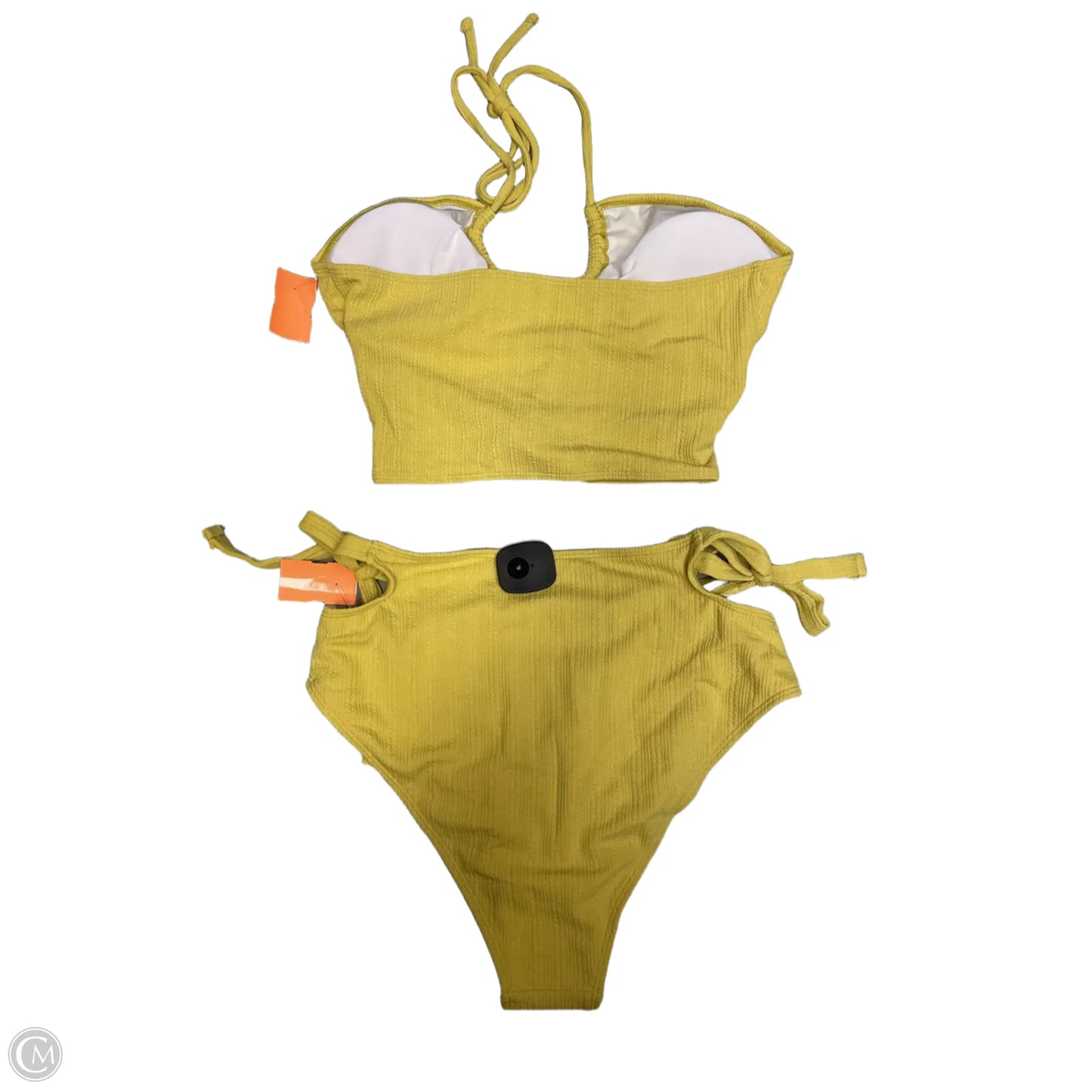 Swimsuit 2pc By Shein In Yellow, Size: L