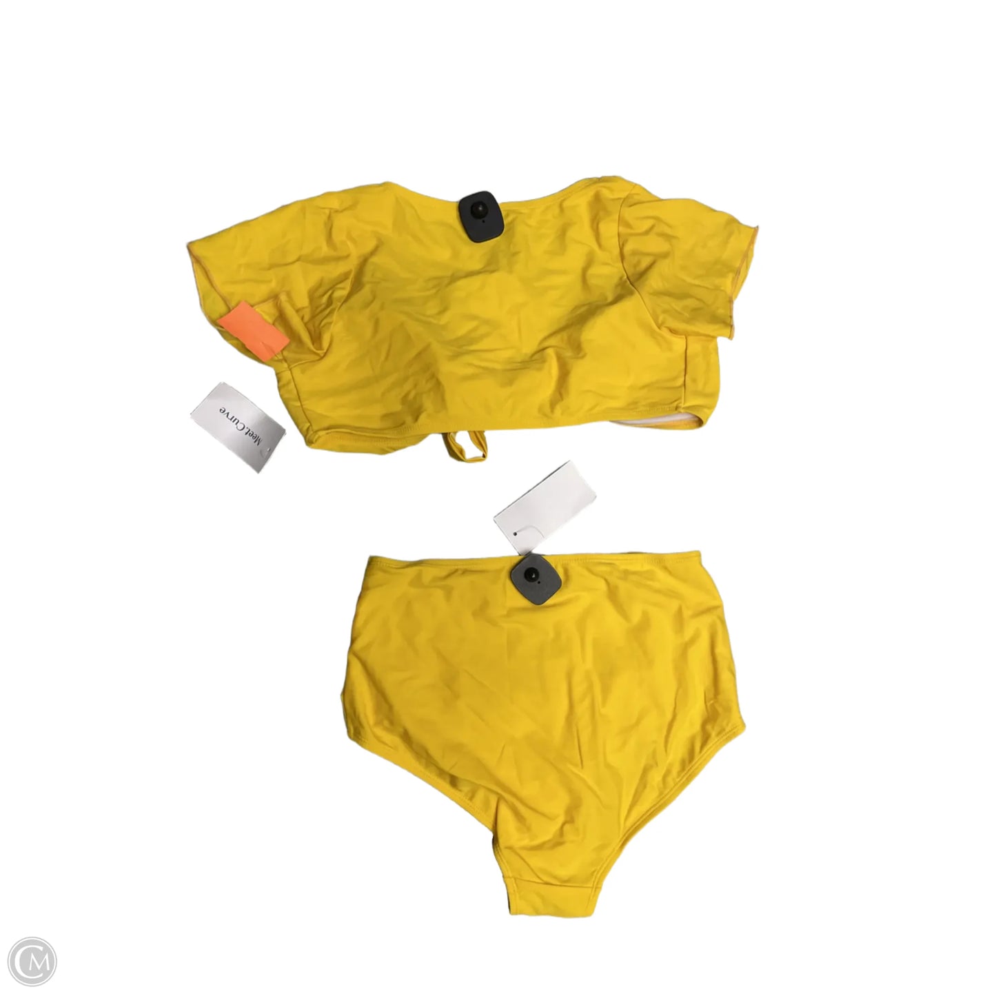 Swimsuit 2pc By Cme In Yellow, Size: M