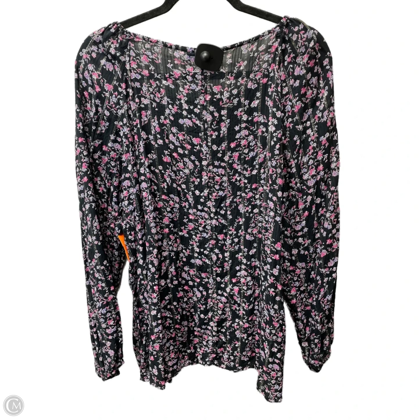 Top Long Sleeve By Torrid In Floral Print, Size: 1x
