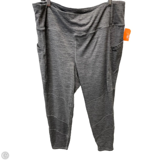 Athletic Leggings By Torrid In Grey, Size: 3x