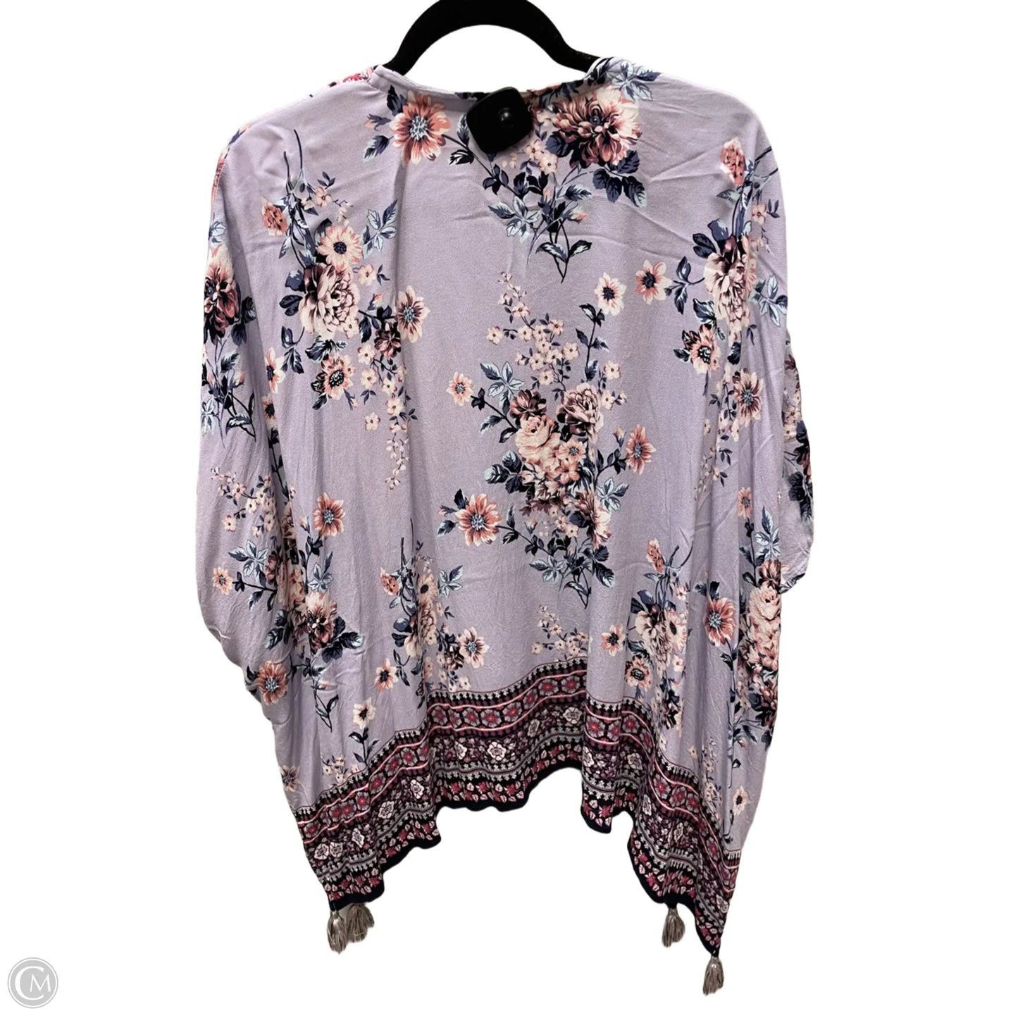 Cardigan By Knox Rose In Floral Print, Size: Xl