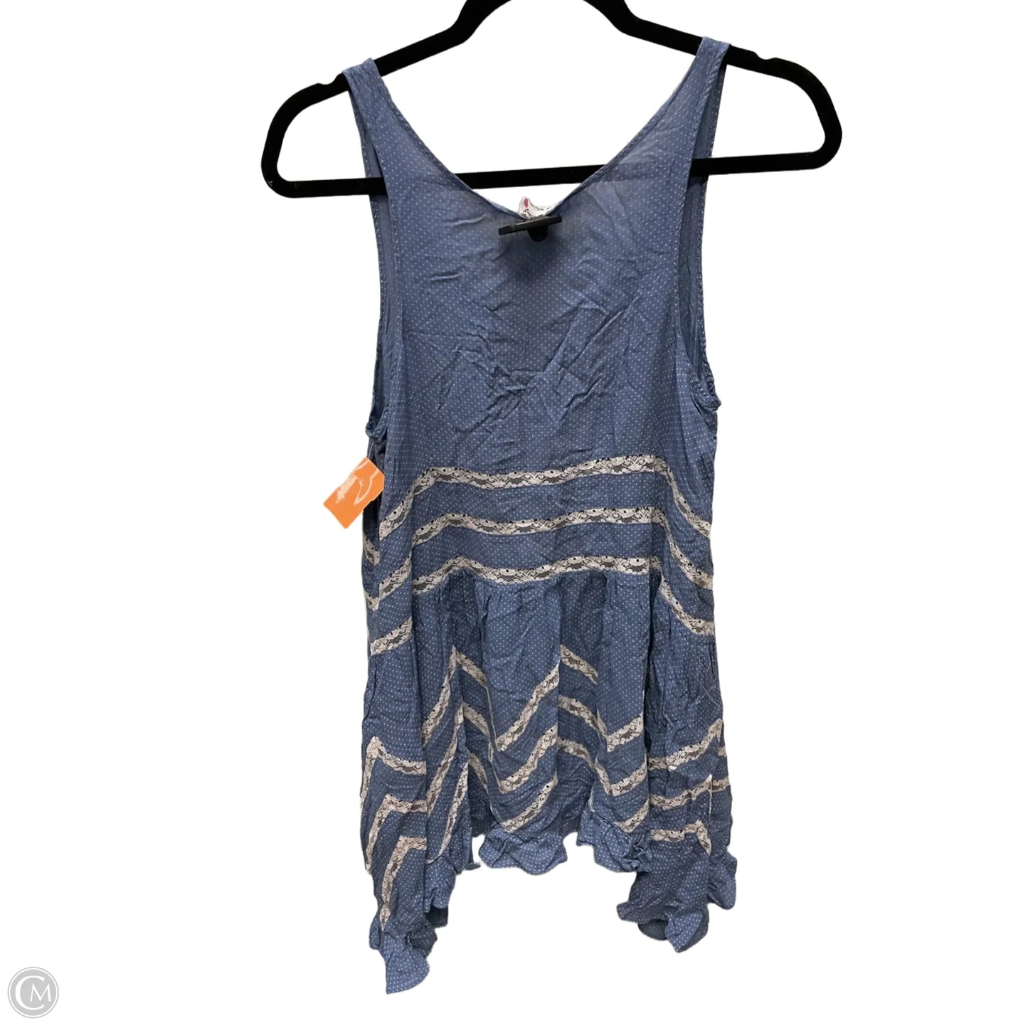 Top Sleeveless By Free People In Polkadot Pattern, Size: S