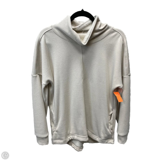 Sweatshirt Crewneck By Workshop In Tan, Size: M