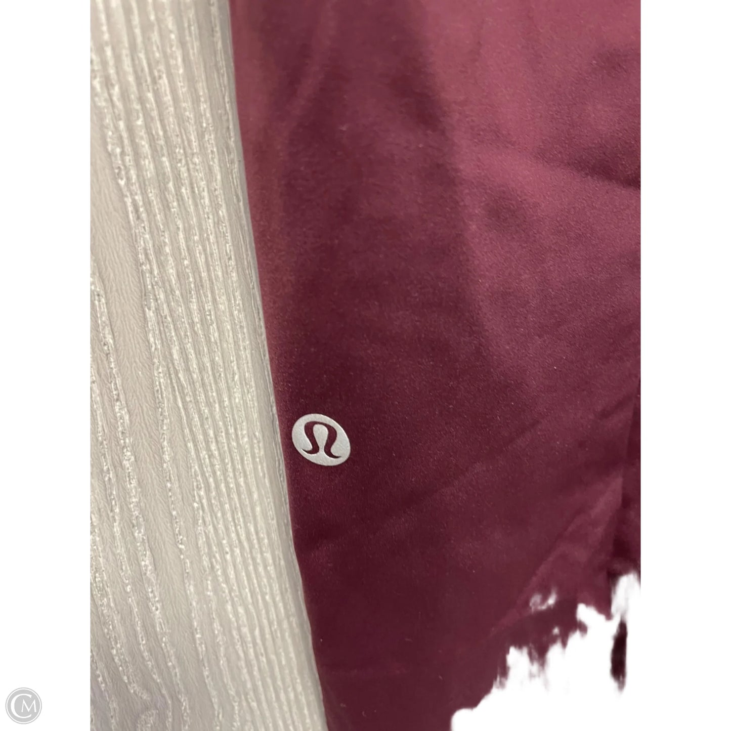 Athletic Leggings By Lululemon In Maroon, Size: S