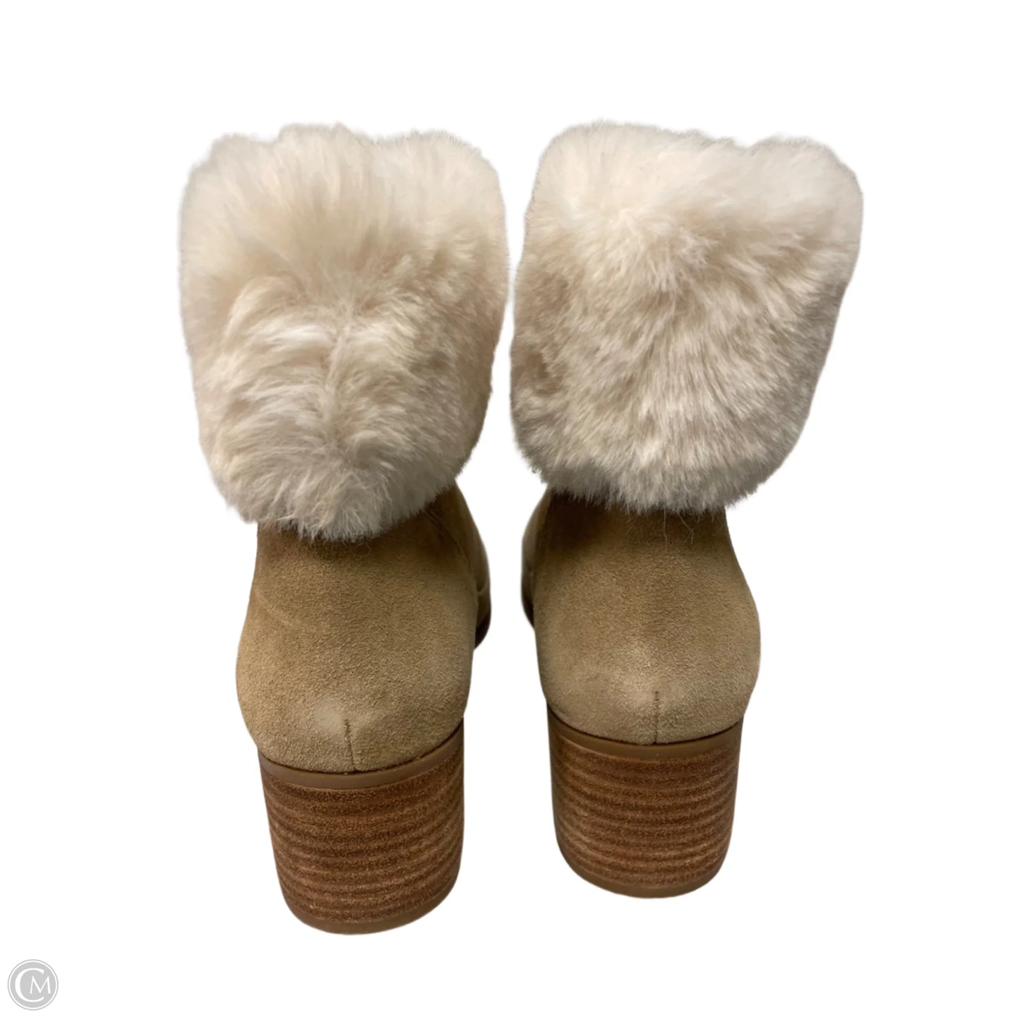 Boots Ankle Heels By Koolaburra By Ugg In Tan, Size: 8