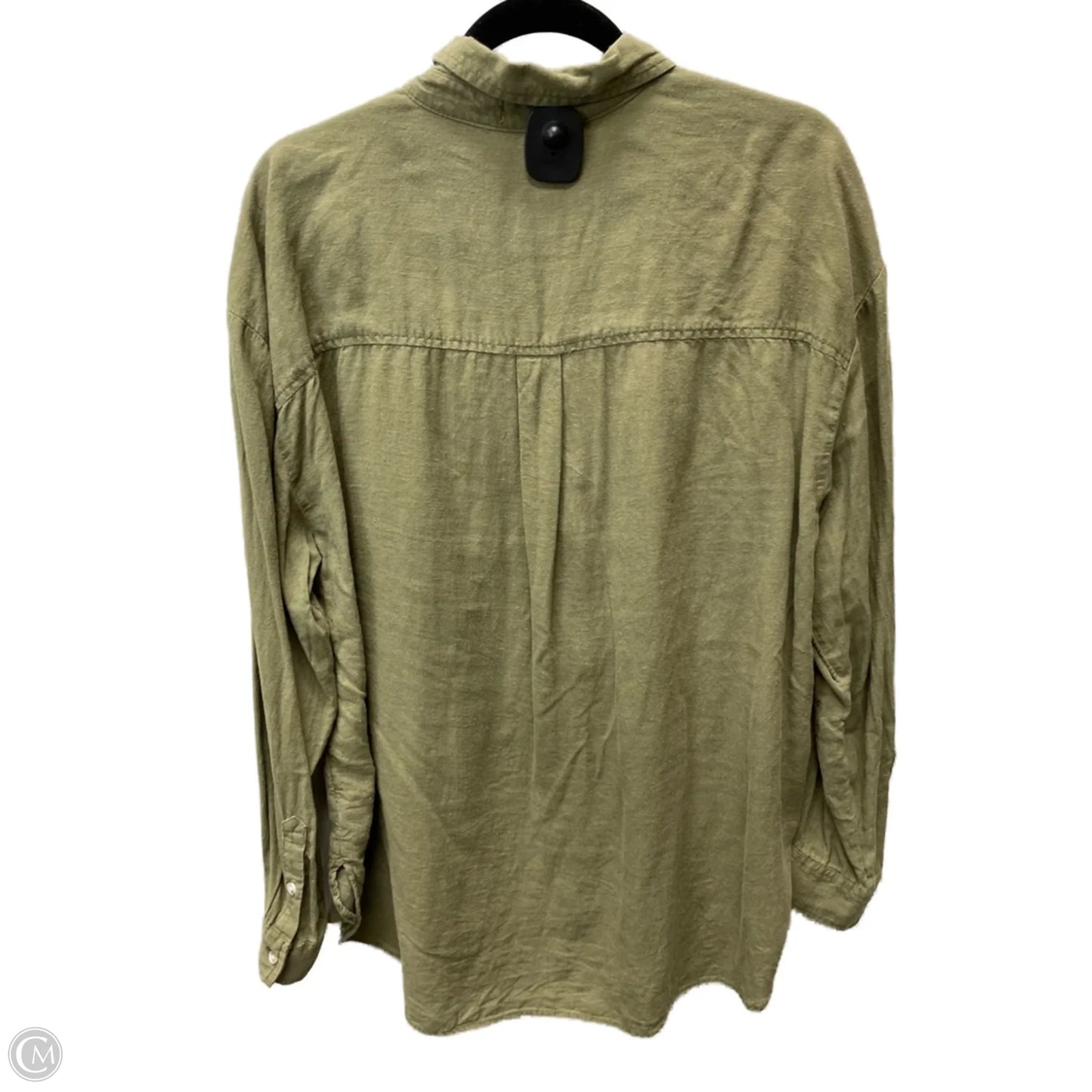 Top Long Sleeve By Wonderly In Green, Size: Xl