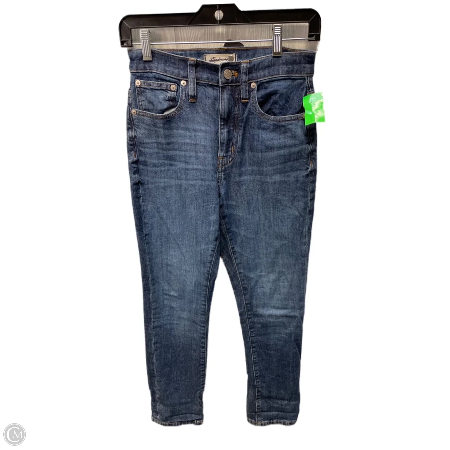 Jeans Skinny By Madewell In Blue Denim, Size: 0
