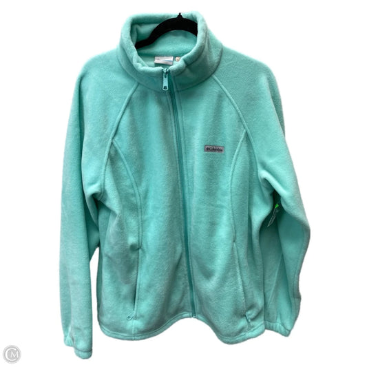 Jacket Fleece By Columbia In Blue, Size: 2x