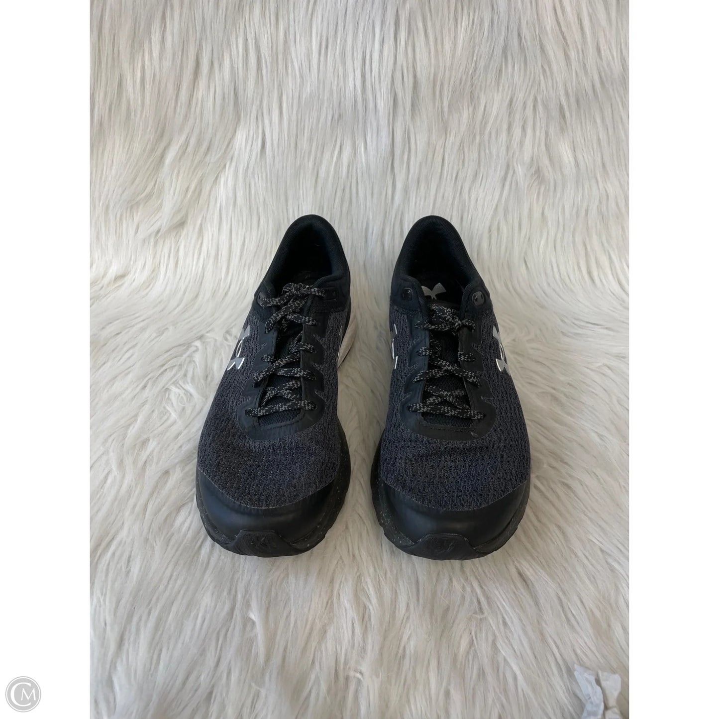 Shoes Athletic By Under Armour In Black & Grey, Size: 9