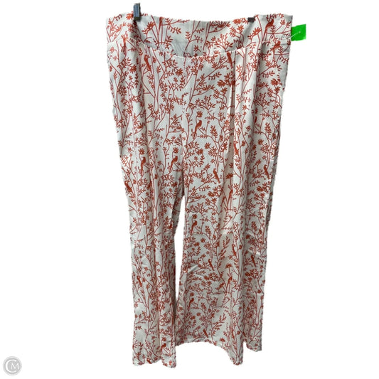 Pants Other By Clothes Mentor In Orange & White, Size: 20
