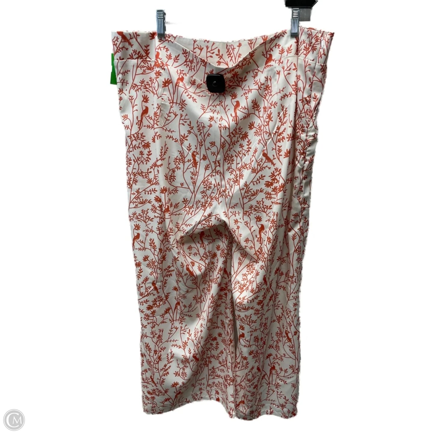 Pants Other By Clothes Mentor In Orange & White, Size: 20