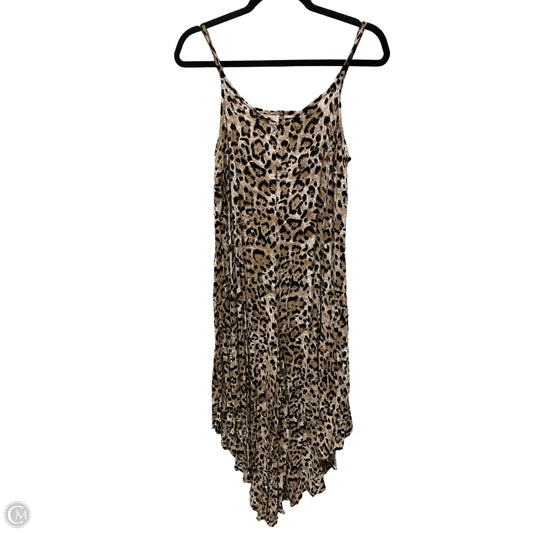 Jumpsuit By Clothes Mentor In Leopard Print, Size: M