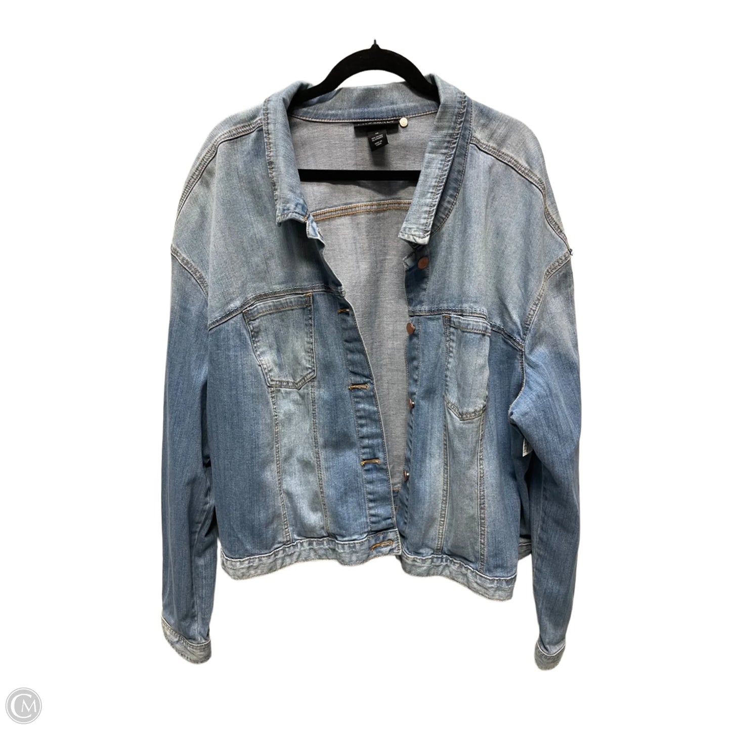 Jacket Denim By Lane Bryant In Blue Denim, Size: 4x