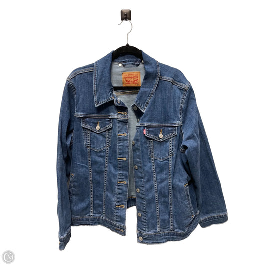 Jacket Denim By Levis In Blue Denim, Size: 3x