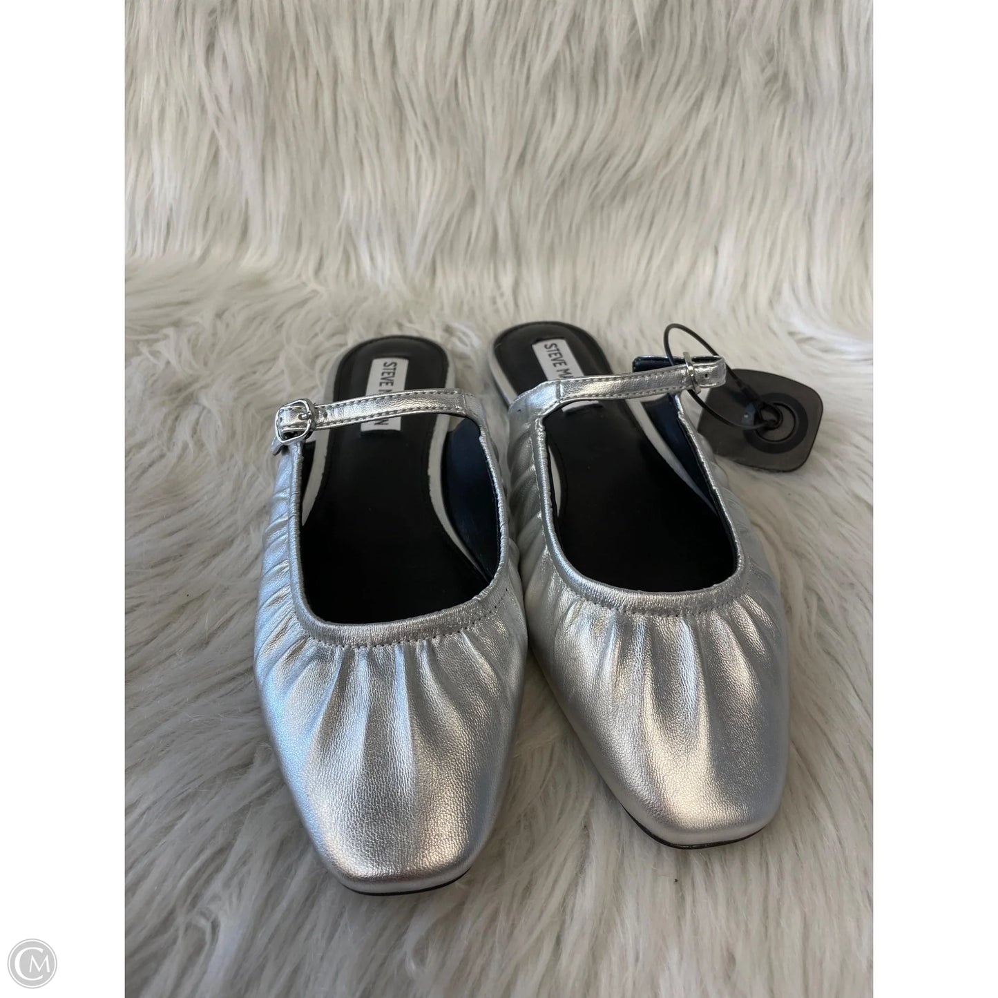 Shoes Flats By Steve Madden In Silver, Size: 7.5