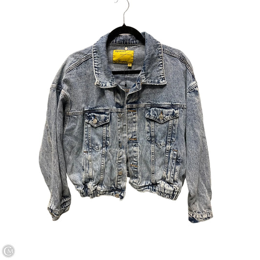 Jacket Denim By Signature 8 -  In Blue Denim, Size: L