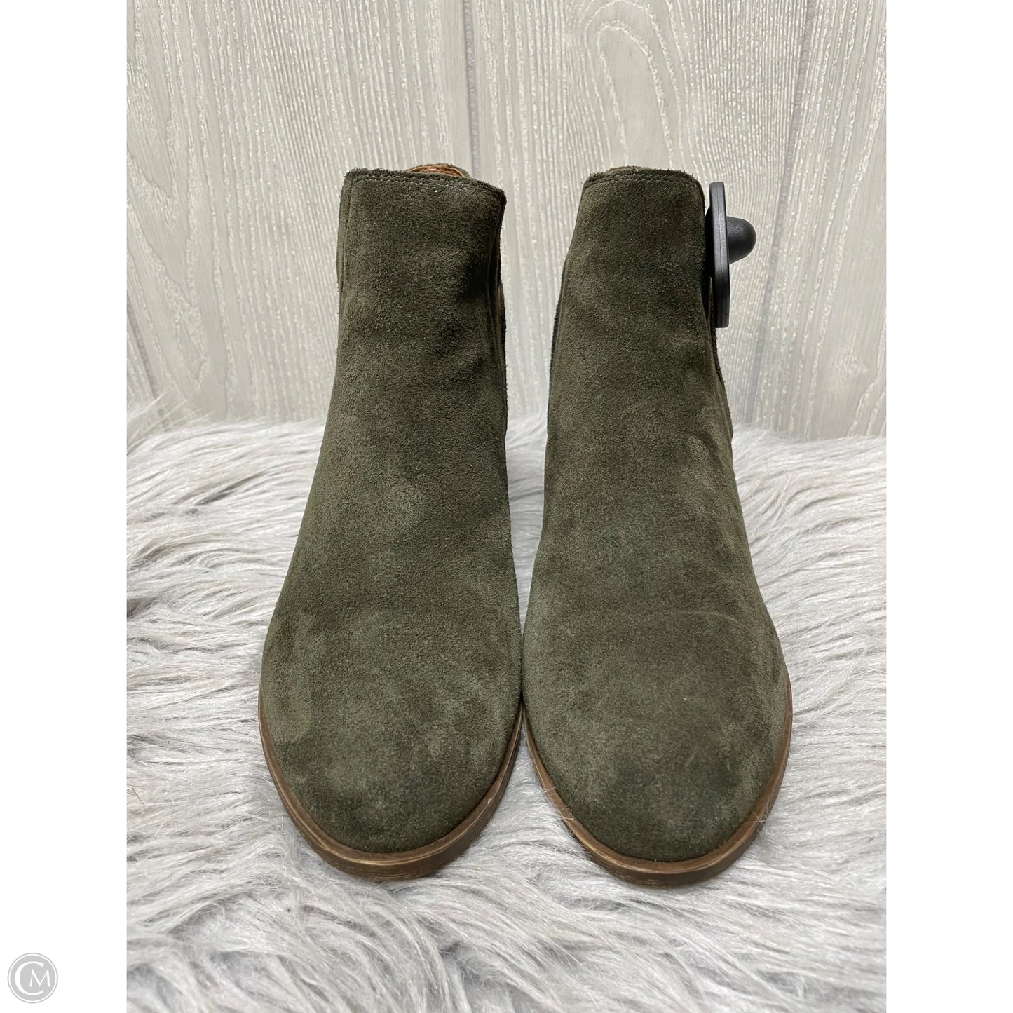 Boots Ankle Heels By Lucky Brand In Green, Size: 10