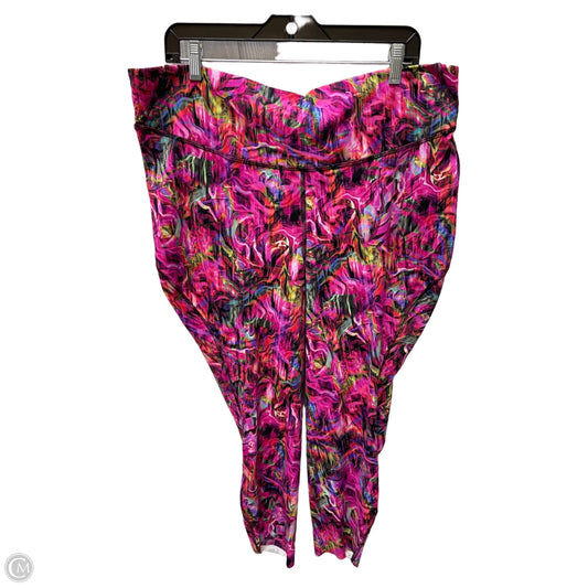 Athletic Leggings By Lululemon In Multi-colored, Size: 2x