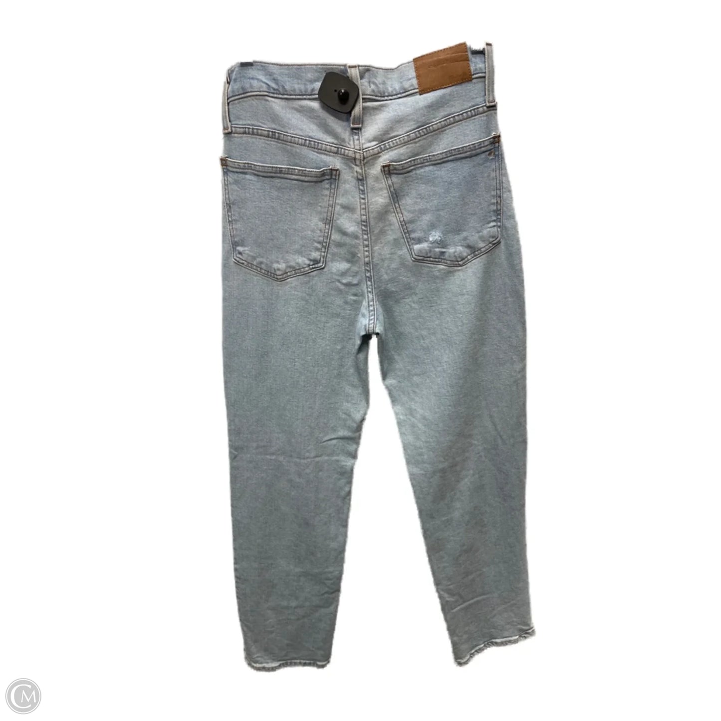 Jeans Straight By Madewell In Blue Denim, Size: 2