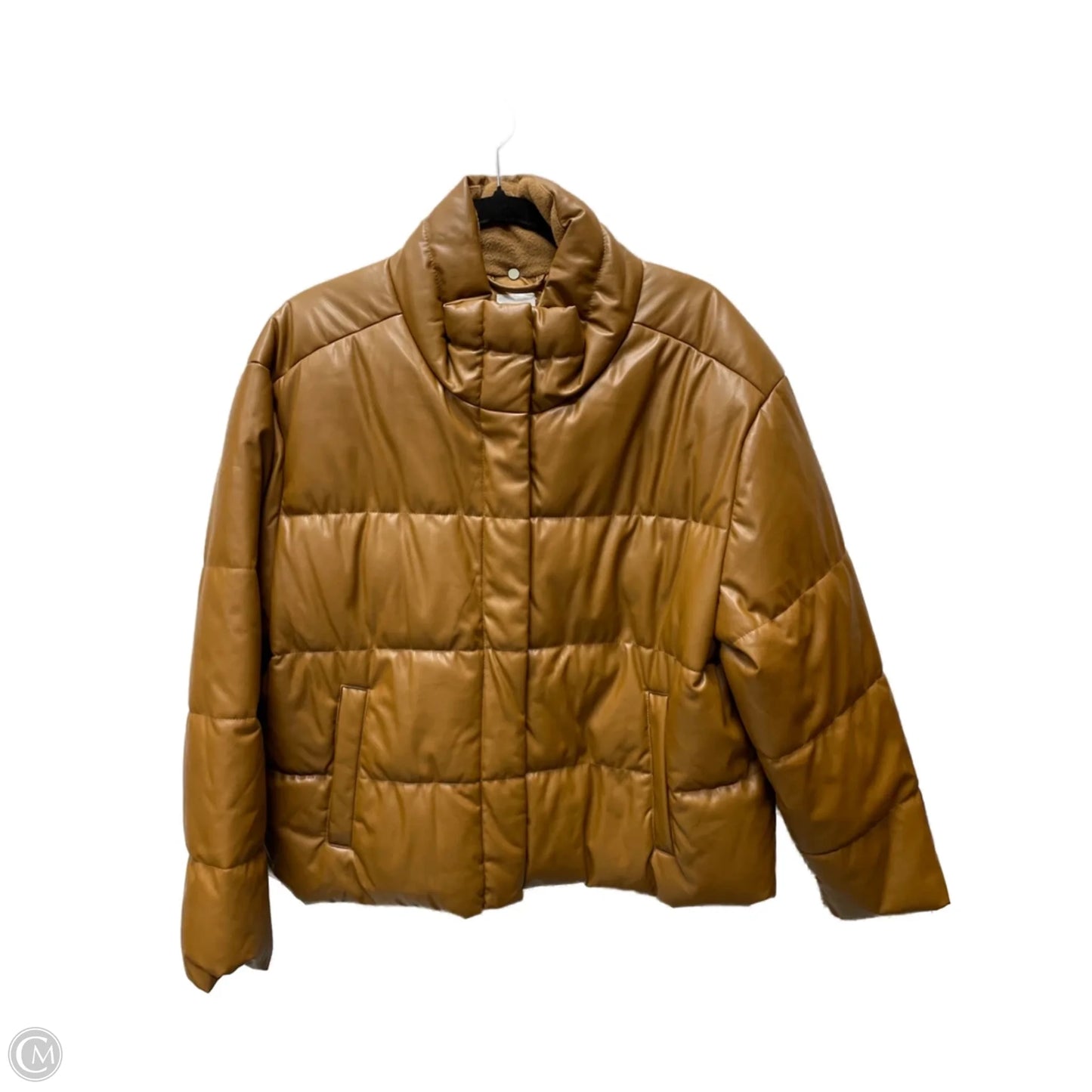 Coat Puffer & Quilted By Gap In Brown, Size: Xl