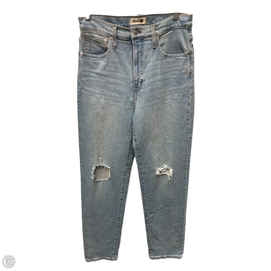 Jeans Straight By Madewell In Blue Denim, Size: 6l