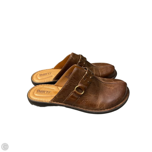 Shoes Flats By Born In Brown, Size: 10