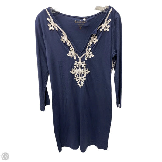 Dress Designer By Lilly Pulitzer In Navy, Size: S