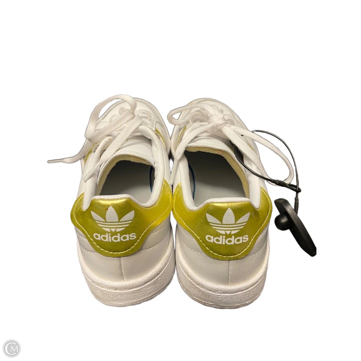 Shoes Sneakers By Adidas In Gold & White, Size: 7