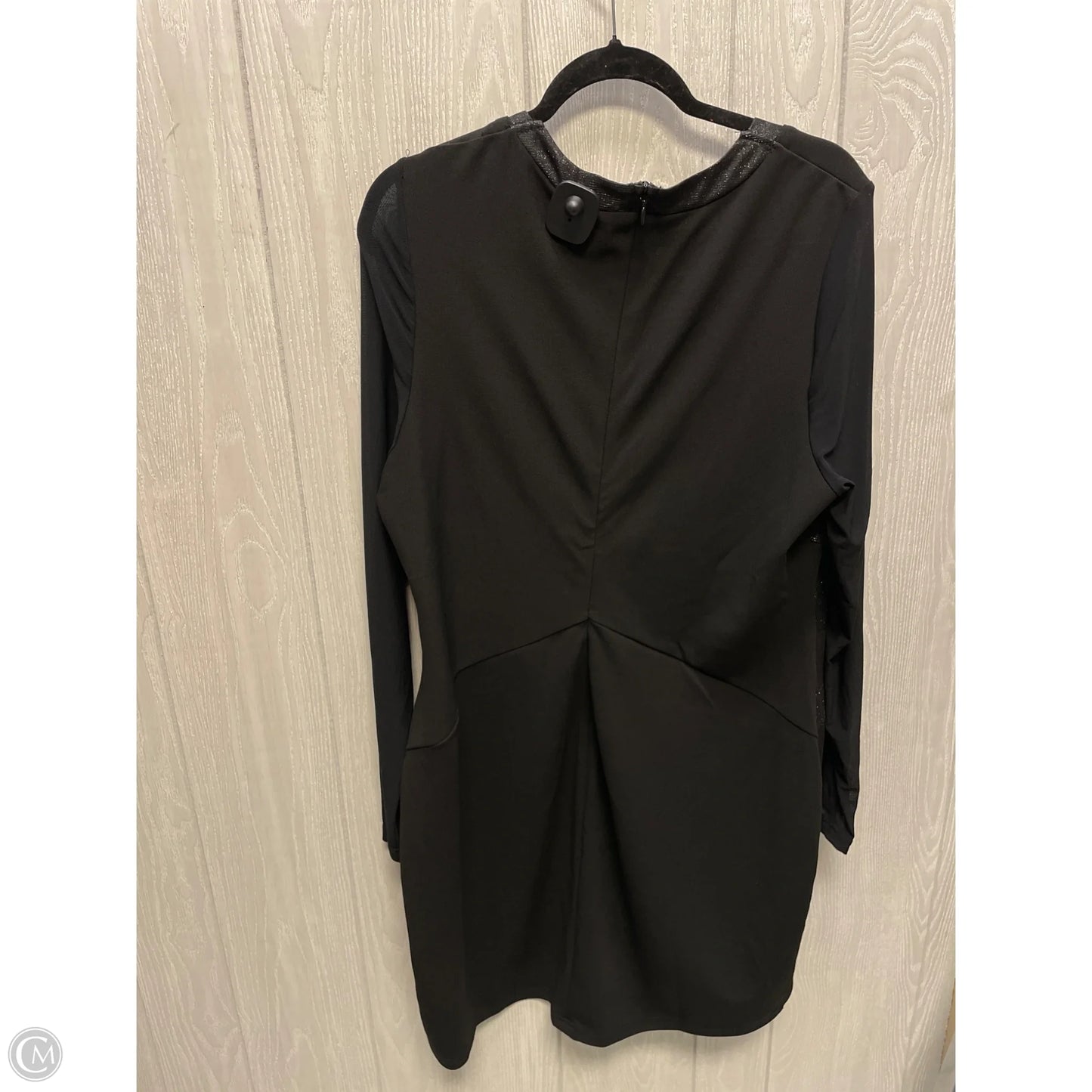 Dress Casual Short By Fashion Nova In Black, Size: 3x