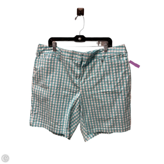 Shorts By Lands End In Checkered Pattern, Size: 20